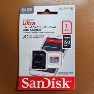 SanDisk 1TB Ultra microSDXC UHS-I Memory Card with Adapter